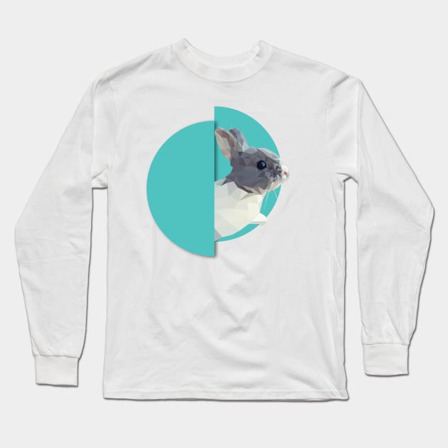 Bunny #2 Long Sleeve T-Shirt by Houseofyhodie